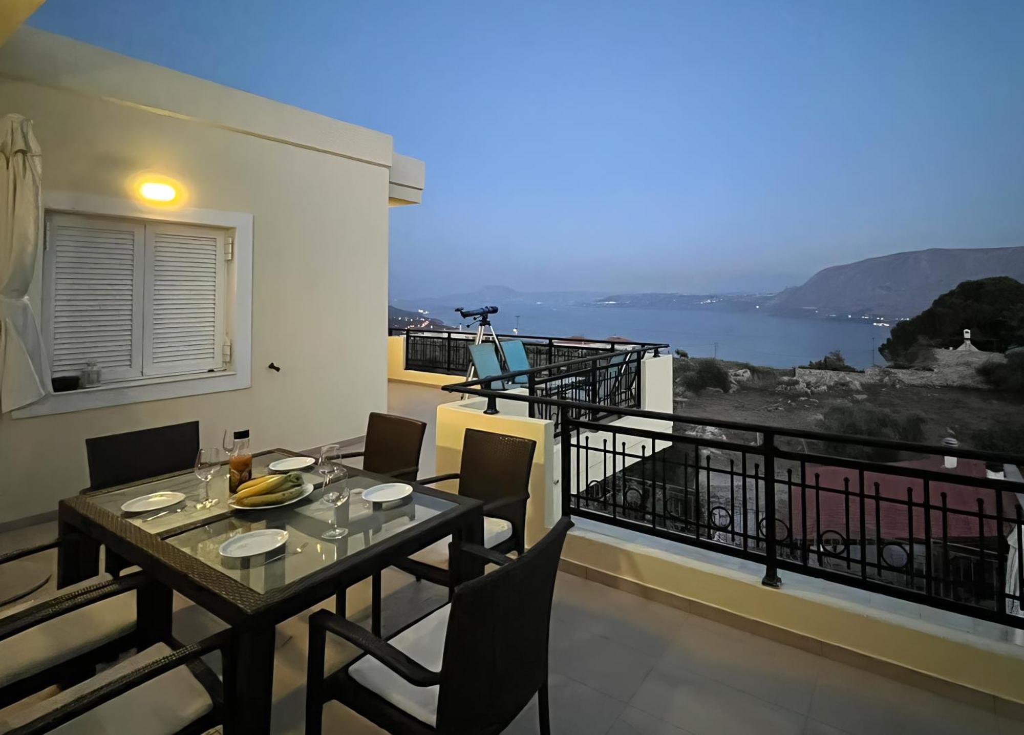Souda Bay View With Private Pool Near Chania City Exterior photo